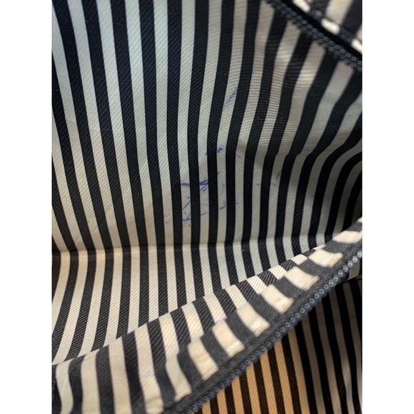 Kate Spade Jackson Street Dixon Satchel Bag Pebbled Leather Grey Cream Black - Picture 8 of 9